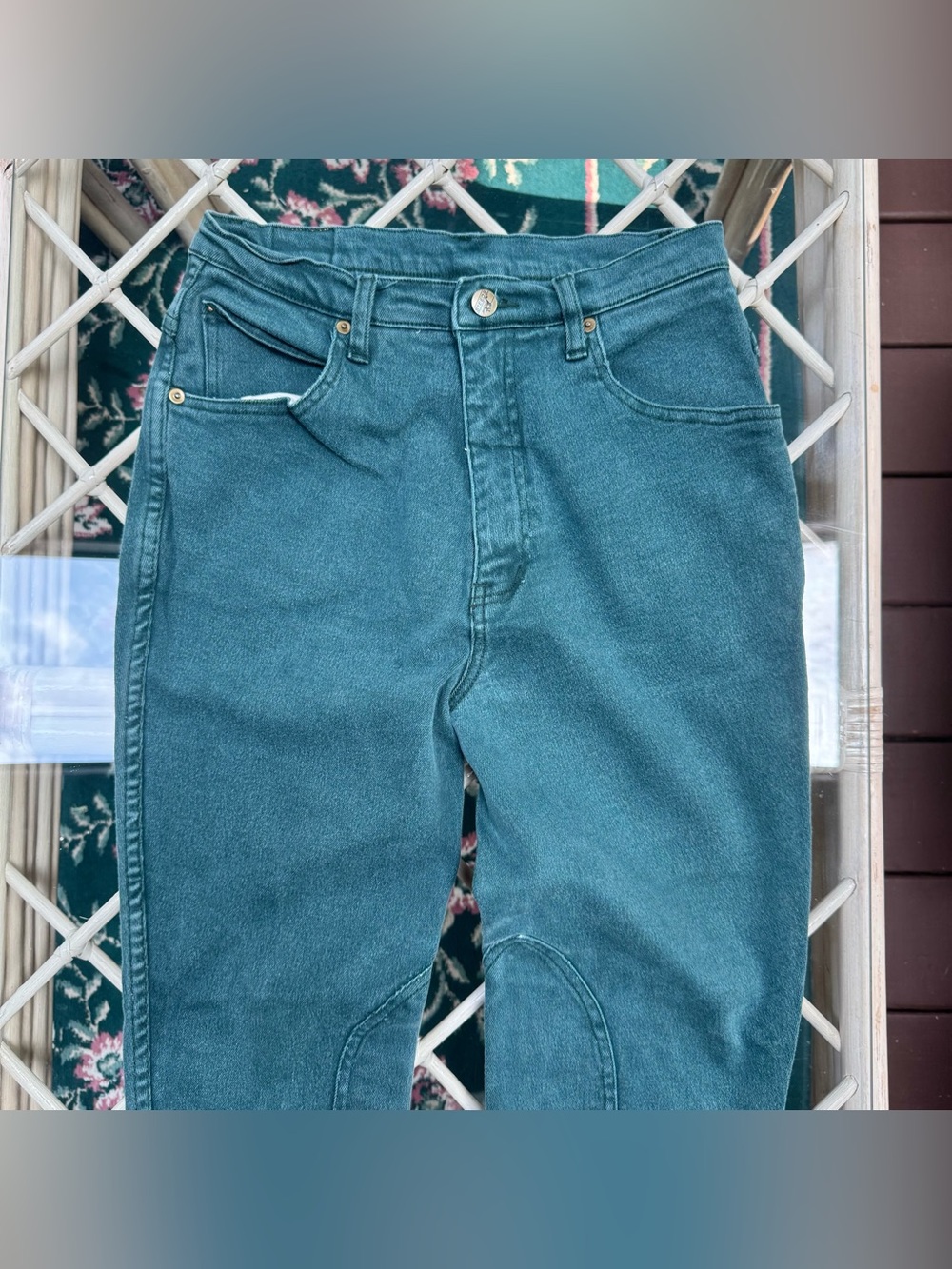 Vintage High waisted half seat riding jeans
